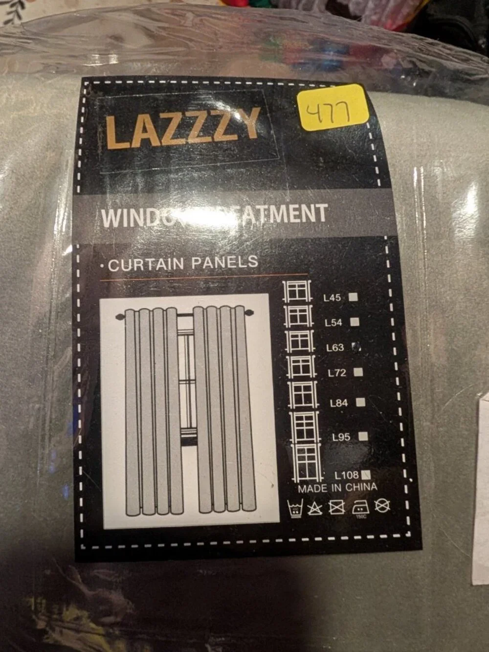 LAZZZY Grayish Green Velvet Blackout Curtain Panels 52